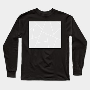 Abstract geometric pattern - gray and white. Long Sleeve T-Shirt